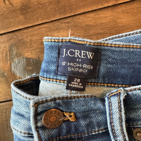 J. Crew - 10” High Rise Skinny - Picture 2 of 5